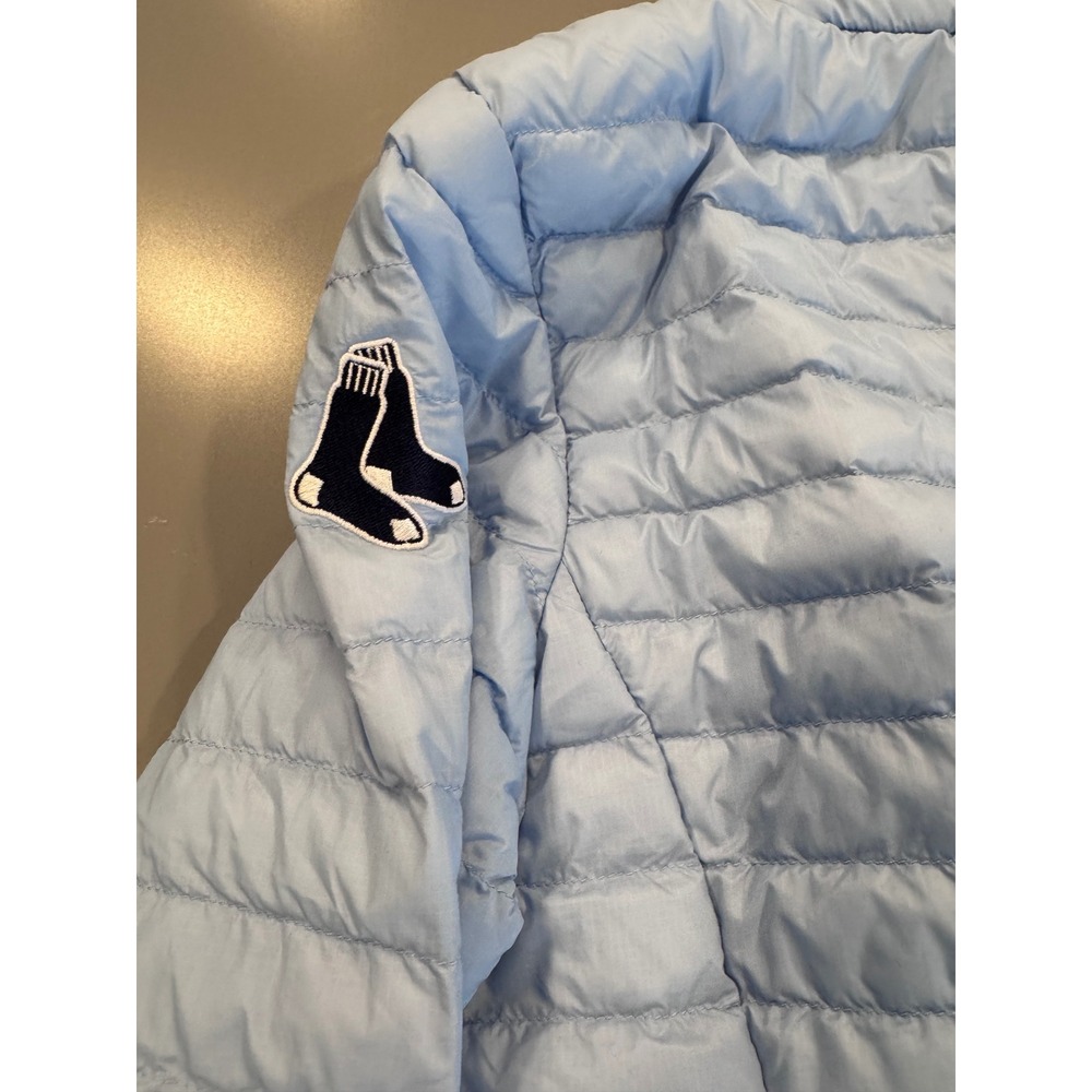 Vineyard Vines Boston Red Sox Primaloft Channeled Puffer Jacket Jake Blue S New